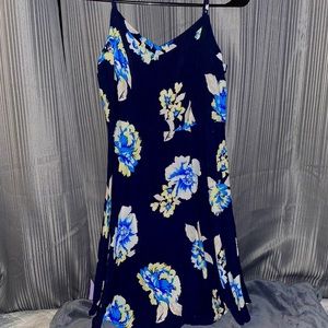 Blue Floral Old Navy Dress